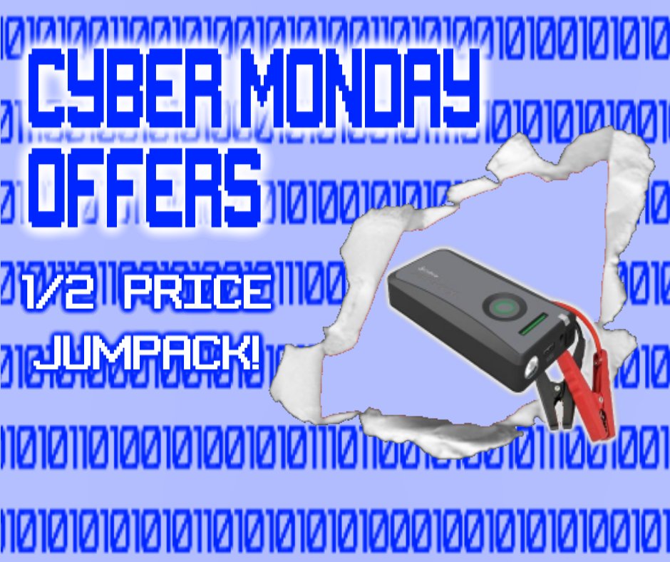 1/2 Price Cobra CPP 12000 JumPack XL! ow.ly/F2pj30mKsKc