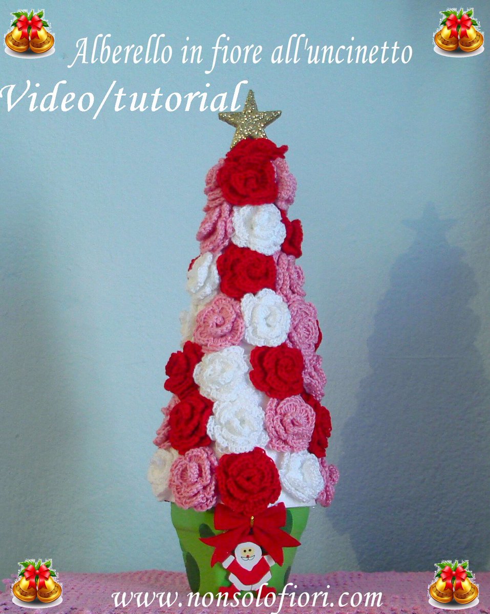 Segnaposto Natalizi Uncinetto.Maria Teresa Menna On Twitter Alberello In Fiore Natalizio All Uncinetto Video Tutorial Https T Co Huhcyxfvsm Https T Co 6q8vxzcph7 Fioriuncinetto Crochetflowers Roseuncinetto Alberodinatale Christmastree Arboldenavidad Arbredenoel