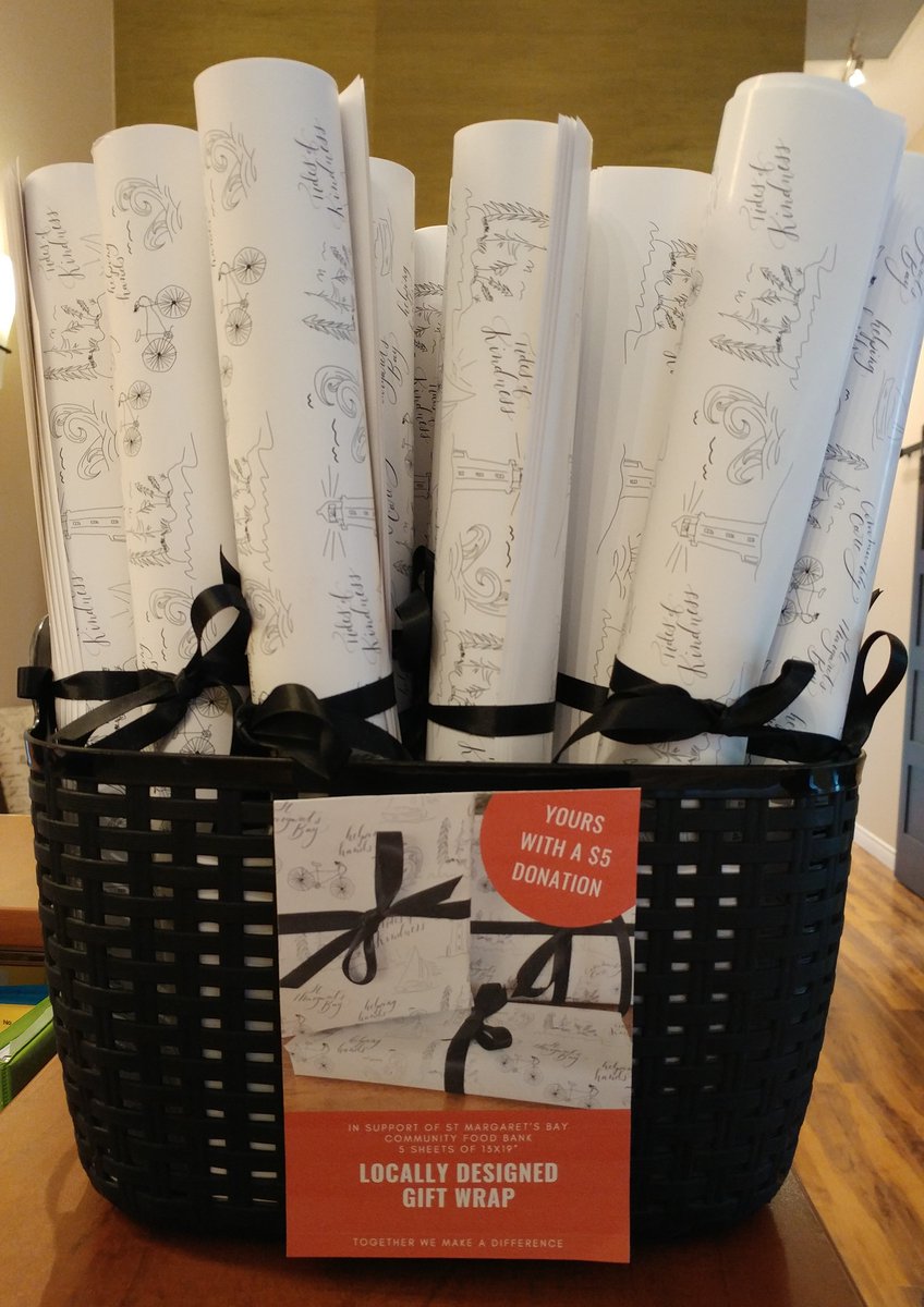 LawTalkinHfx's tweet photo. For my local friends in SMB, please consider shopping small biz this season! ❤️ This year some of our favorite local shops are helping our fundraising efforts for our local food bank by carrying our gift wrap for sale, 100% of the monies raised will be donated! https://t.co/Iq3X1wQRlH