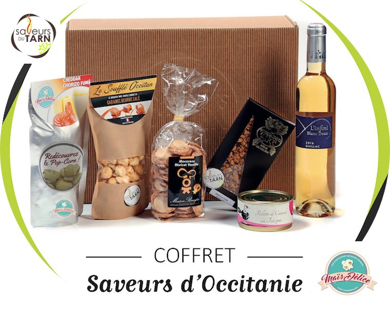 Idée cadeau Noël approche pour vos cadeaux Maïs Délice vous propose son coffret original et gourmand. Pensez à le réserver ;-)maisdelice.com/particuliers/5… #cadeaudenoël #coffretcadeau #chocolat