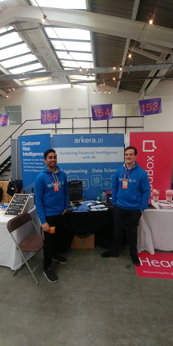ArkeraAI's tweet photo. Thank you to all who passed by our stand @milkroundabout event this Sunday to chat with our CTO @krishan711 and our engineering team! For all @ArkeraAI vacancies please have a look at our jobs page: https://t.co/e8DRU4yJQC.
#SMRnov18 https://t.co/nMSyiVuhXB