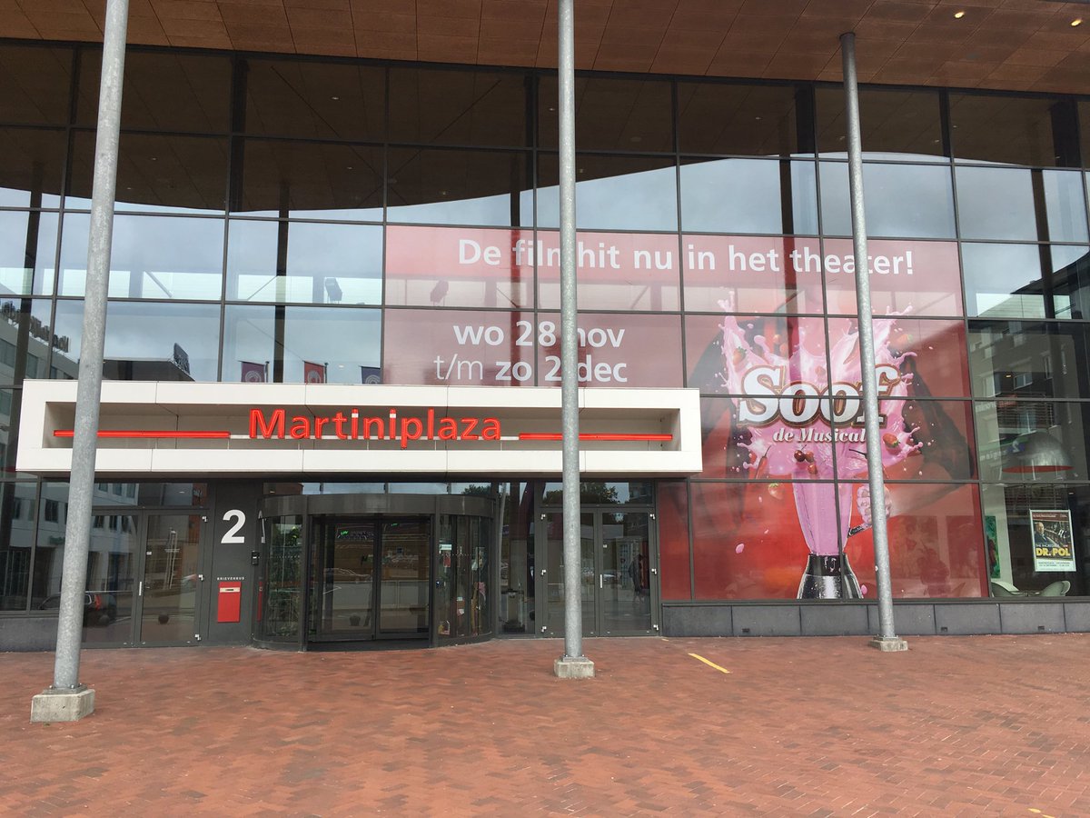 kokwillem's tweet photo. Welkom ⁦in Groningen.  Deze week staat #soof de musical ⁦@MartiniPlaza⁩. Komt dat zien! https://t.co/TLpwkYAaoe