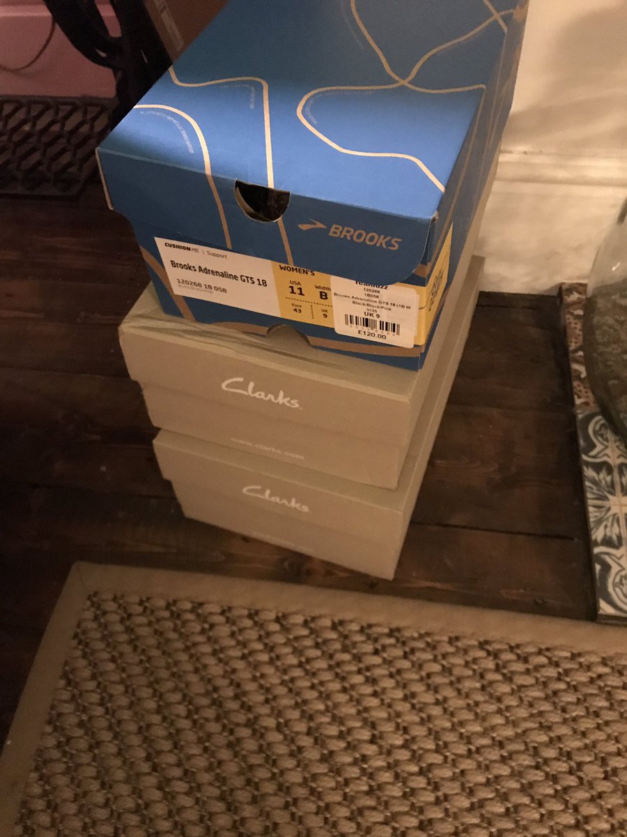 GailTitch's tweet photo. All boxed up and dropped off @altrinchammkt for @HPManchester... these boxes contain hats, gloves, wipes, pants, socks &amp; treats but @clarksshoes @brooksrunning fancy donating any boots or shoes to this appeal to give to #Manchester’s #homeless? https://t.co/1TjuVW0r8e