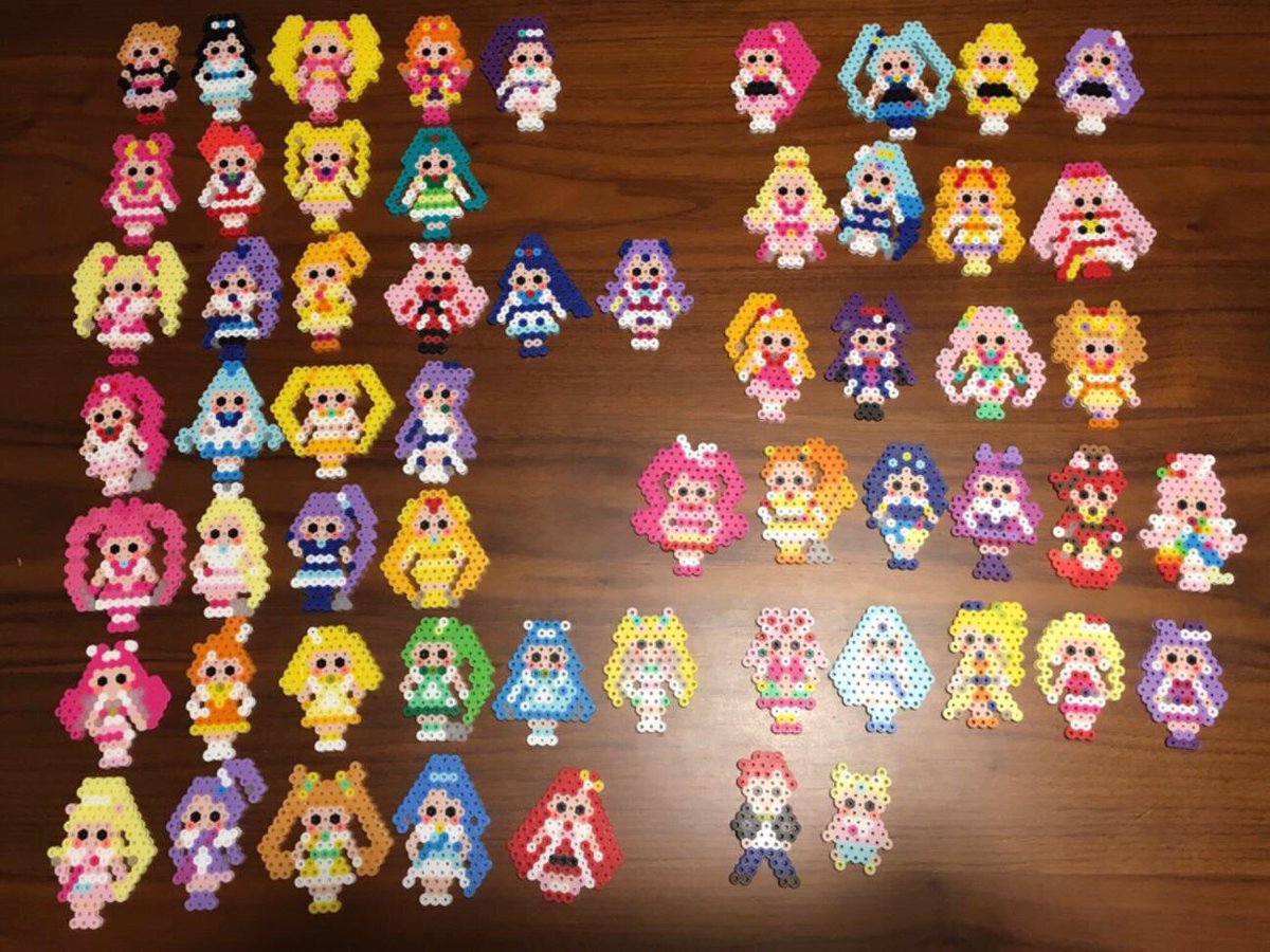 プリキュア 4歳児が作ったアイロンビーズが凄すぎる 画像 Vtuberころ Vの裏