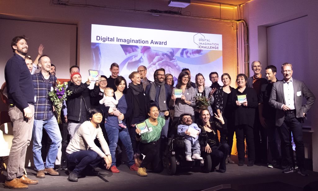 ImpactHubBLN's tweet photo. Check out the #DIChallenge Awards last week - enabling EVERYONE to use technology! What amazing, inspiring & inclusive ideas that all the teams are working on ✨ Congrats to all of the teams & thanks to our fabulous partners @Unitymedia und @SOZIALHELDEN - https://t.co/ge6ldUC388 https://t.co/rVehRmpd7z