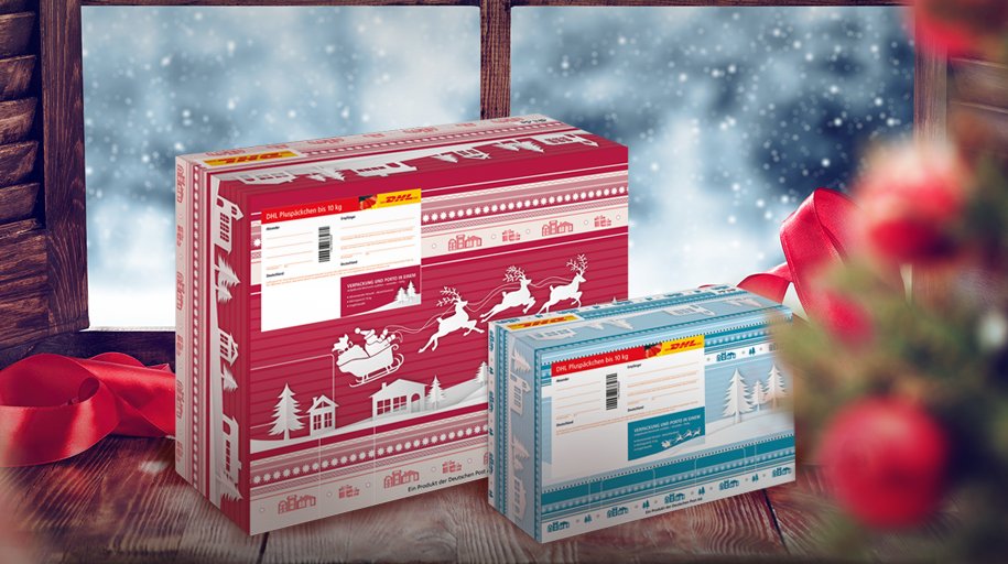 DHLPaket's tweet image. Verschicken Sie Ihre #Weihnachtsgeschenke bis zu 10 kg mit den vorfrankierten und limitierten #Pluspäckchen! 🎅🎁

Jetzt in den Filialen oder im Online-Shop erhältlich ➡ shop.deutschepost.de/paketversand/k…