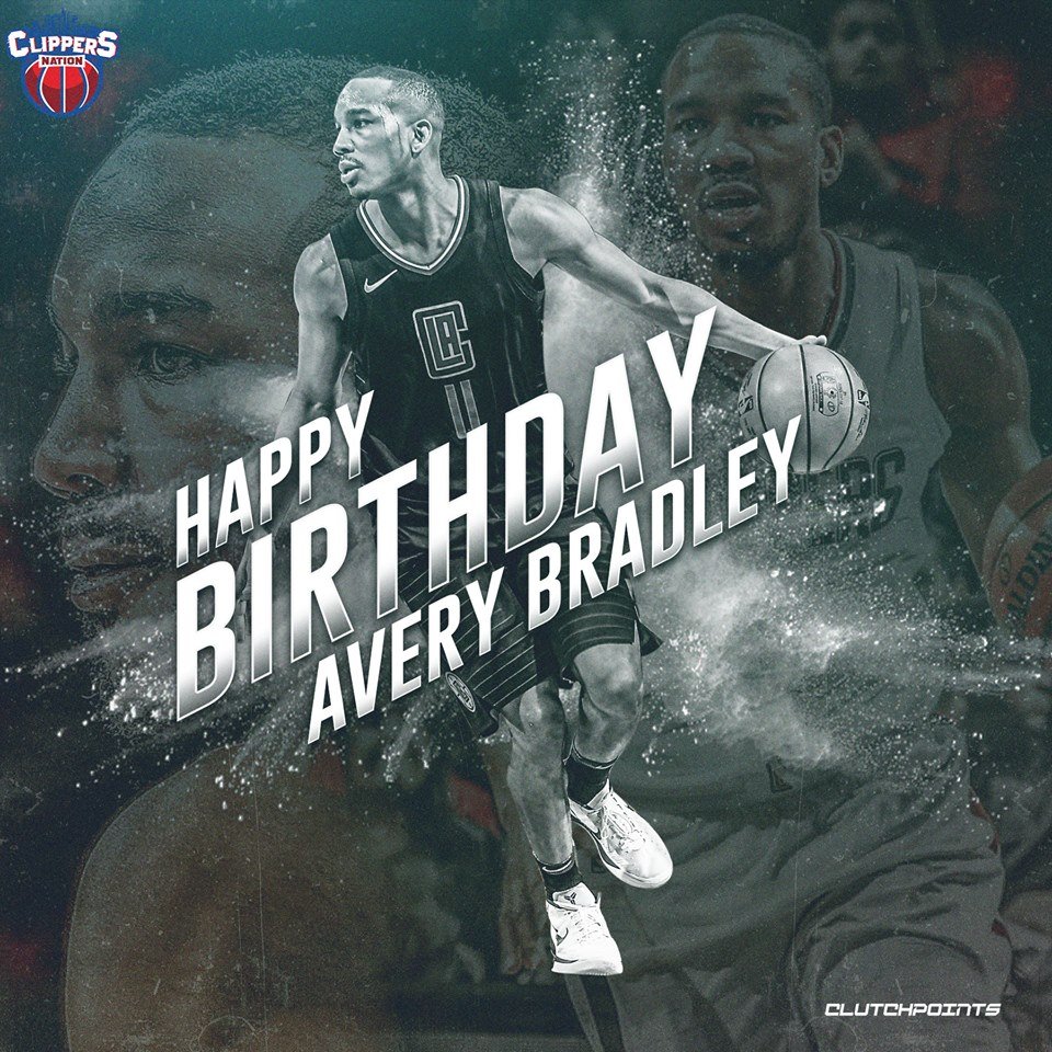 Join Clippers Nation in wishing Avery Bradley a happy 28th birthday  