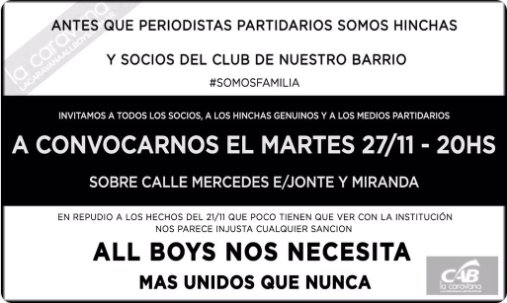 #LevantenLaClausuraDeAllBoys
Y mañana en el club bancando la movida de <a href="/caravanaallboys/">La Caravana All Boys</a>