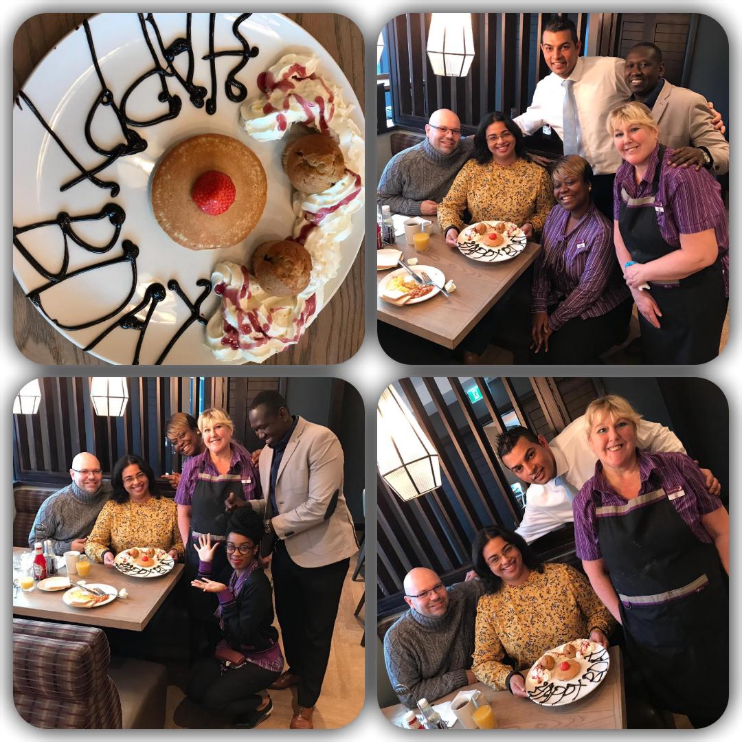 When you give the guest a surprise that puts a big smile on her face.....
<a href="/michaelhunter62/">Michael Hunter</a> <a href="/placemadebyyou/">A Place Made By You</a> <a href="/LauraEvans81/">Laura EvansWrobleski</a> <a href="/SDEBDD/">simon ewins</a> <a href="/karinholmes63/">Karin</a> <a href="/DanFbarrow3/">Foday Dan Barrow</a>
#piwow #HappyBirthday #happyguest #wembleywarriors  #purplepeople