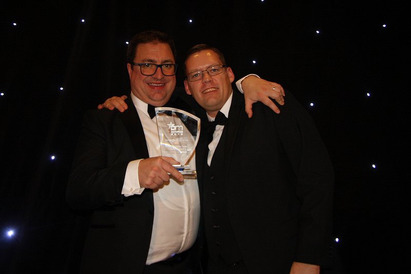 Tom &amp; Tony receiving our Storage Product of the year award 2018 <a href="/DMMagAndAwards/">DM Magazine</a> 

saracendatastore.co.uk