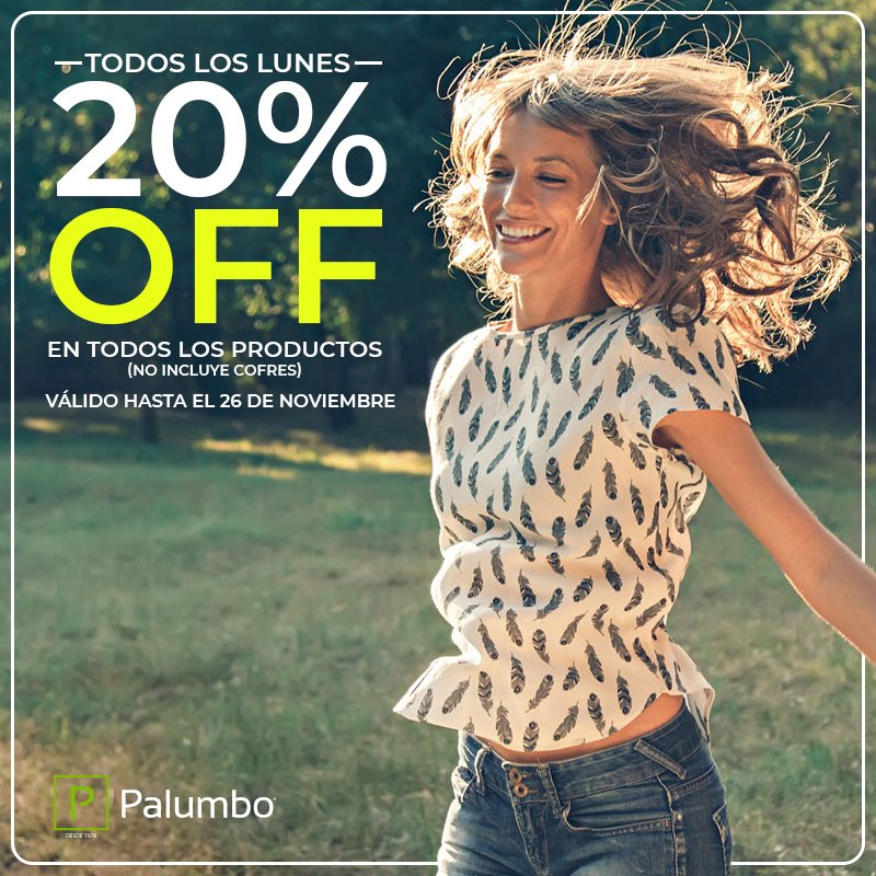 palumbochile's tweet photo. ¡Las compras  de fin de año comienzan en Palumbo! Ven y lleva todos los productos con 20% off hasta el 26 de noviembre. #Palumbo #palumbochile #Hair #Hairstyle https://t.co/ZhGpic0Uq4