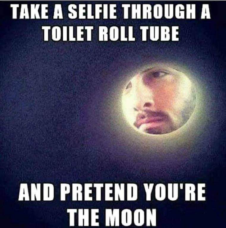 #MoonSelfie