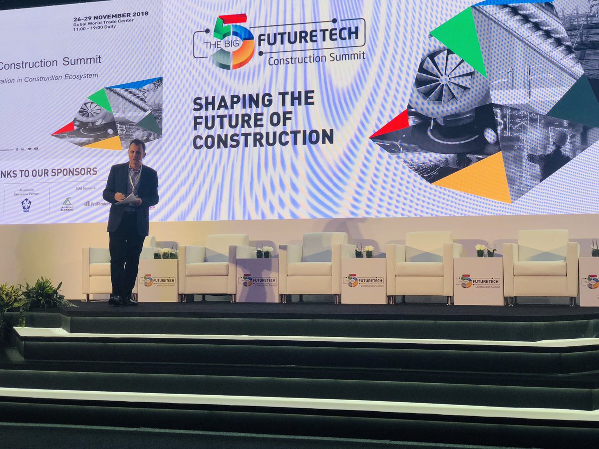 AlcarazBarbra's tweet photo. Alain Waha, @alainwanderings @burohappold, thanking the visitors, speakers and participants of #futuretechconstructionsummit for an interesting and knowledge packed event today
@Big5Exhibition https://t.co/lX3pvNsocq