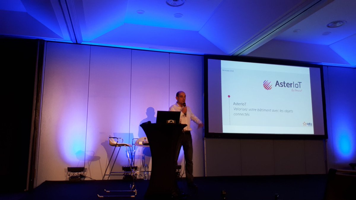AsterIoT_fr's tweet photo. Denis Marsault, Business Manager d'@AsterIoT_fr , est intervenu aux cotés de @dalkia lors des conférences #Daysimmo by @SERGIC_IMMO sur le thème des #objets #connectés. Dans le cadre de la #TransitionEnergetique, vous aussi, valorisez vos bâtiments grâce à nos solutions #IoT ! https://t.co/2HCLLgKFAH