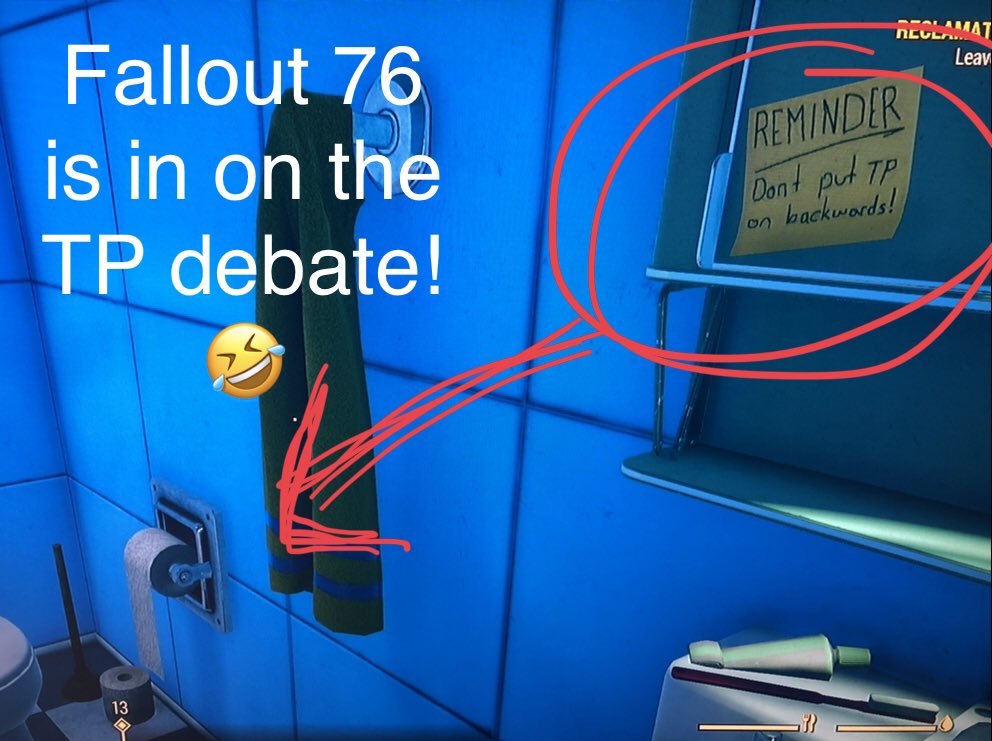 TheKindBuddy's tweet photo. Anyone else catch this in #Fallout76
#TPDebate
#over https://t.co/PtkzYTltLA