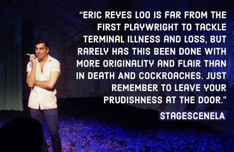 ThatSunil's tweet photo. Only 4 more shows left! Tonight, Thursday, Friday, and closing Saturday.
Come laugh with us and feel some feels.
Tix at https://t.co/14fxnd6hT2
Discounts at Goldstar
#DeathAndCockroaches #chexican #lathtr #chalkrep #lgbtq🌈#wallofdicks #YesISaidWallOfDicks #family #cockroach https://t.co/Lbw7D1xM3N