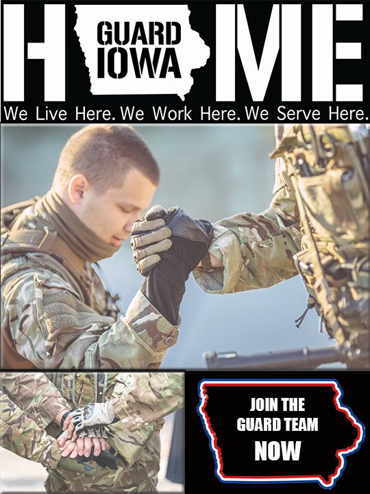 IaArmyNatGuard's tweet image. “YOU ARE NEVER IN IT ALONE” 
Find your forever home with the men and woman that choose to serve this great nation and state with the Iowa National Guard.  
#MessageMonday #GuardFamily