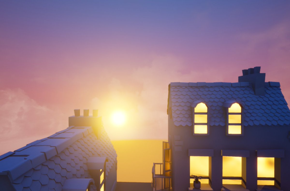 dddzzzru's tweet photo. tip evening scene #3d, #lowpoly, #ue4, #wind, #stylized, #gamedevelopment #game #artistic #illustrator https://t.co/i0H9nRdurr