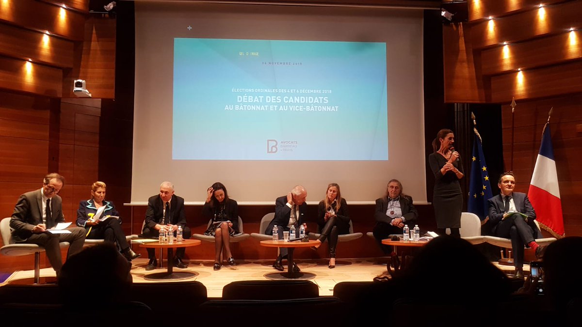JJUettwiller's tweet photo. Lancement du débat organisé par @Avocats_Paris entre les candidats au #Bâtonnat. https://t.co/CojLFo341T