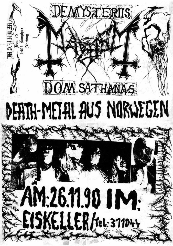 Flyer about Live In Leipzig concert release november 26th, 1990