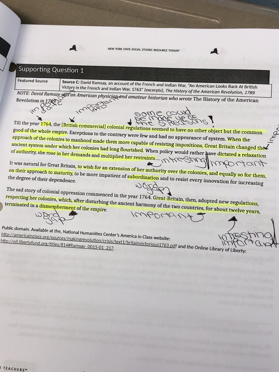 Kathleen Strongarone on Twitter: "7th grade students begin their second C3  Inquiry of the year and will answer the essential question: Was the  American Revolution Avoidable? #MTPSPride #MTPSHistory #dolphinpride  @Reginio_MTPS… https://t.co/R7YnPQsHZC"