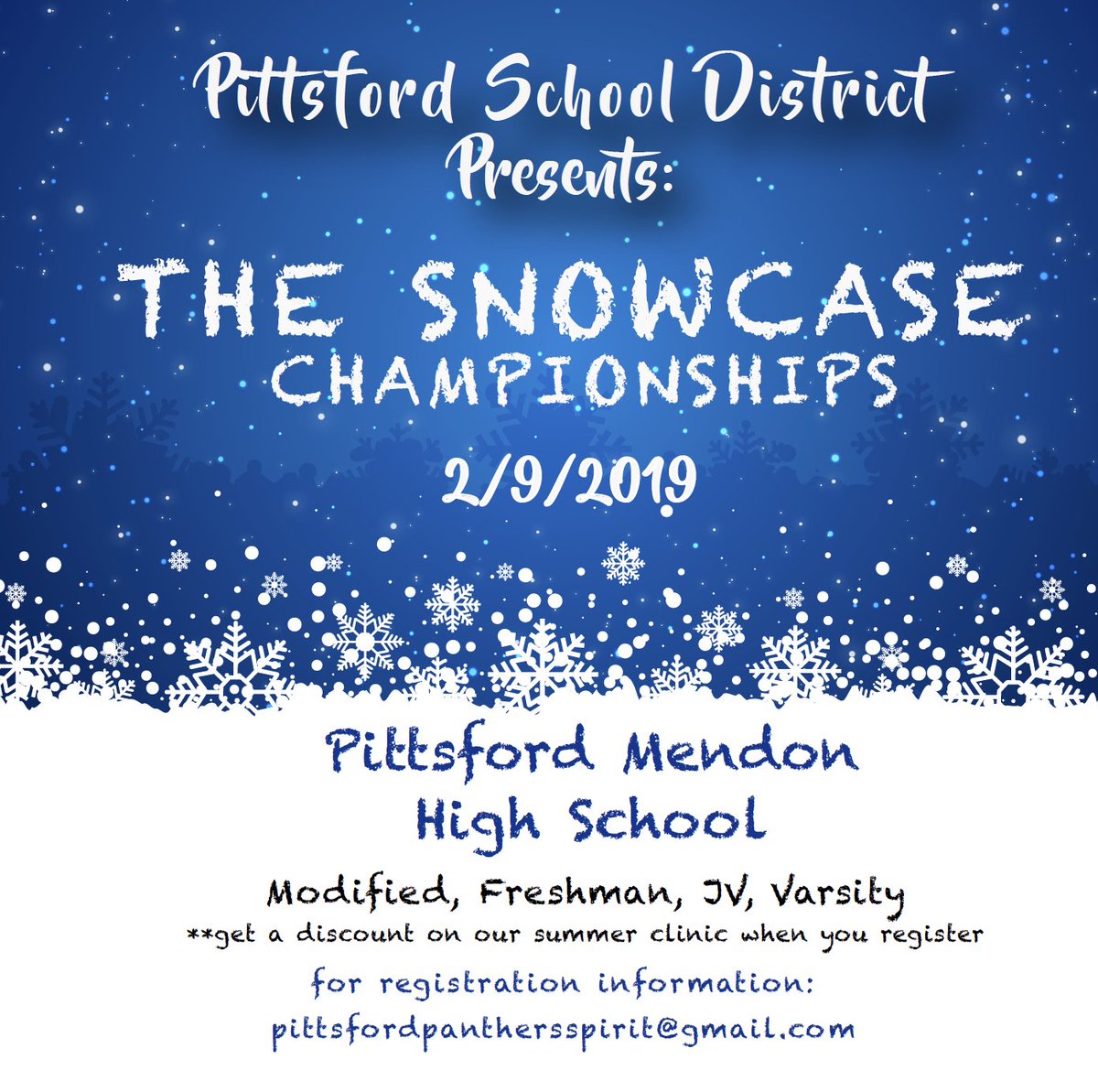 PittsfordCheer's tweet photo. Don't forget to keep your eye on this competition! ;) Send in your registration and let's get this season going! #CheerTime #SectionVCheer #NYSCheer @secV_cheertalk https://t.co/1OZusa647r