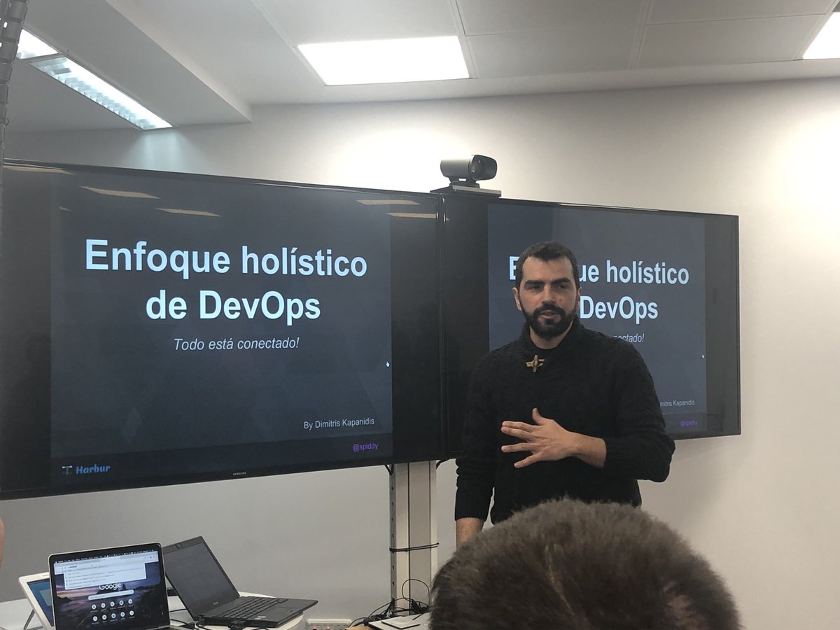 ajsb85's tweet photo. Enfoque holístico de DevOps - Todo está conectado! by @spiddy
#DevOps360 #DevOps #Docker #kubernetes #dockerbcn #Community #Oracle #Barcelona https://t.co/UpUPo4qpGA