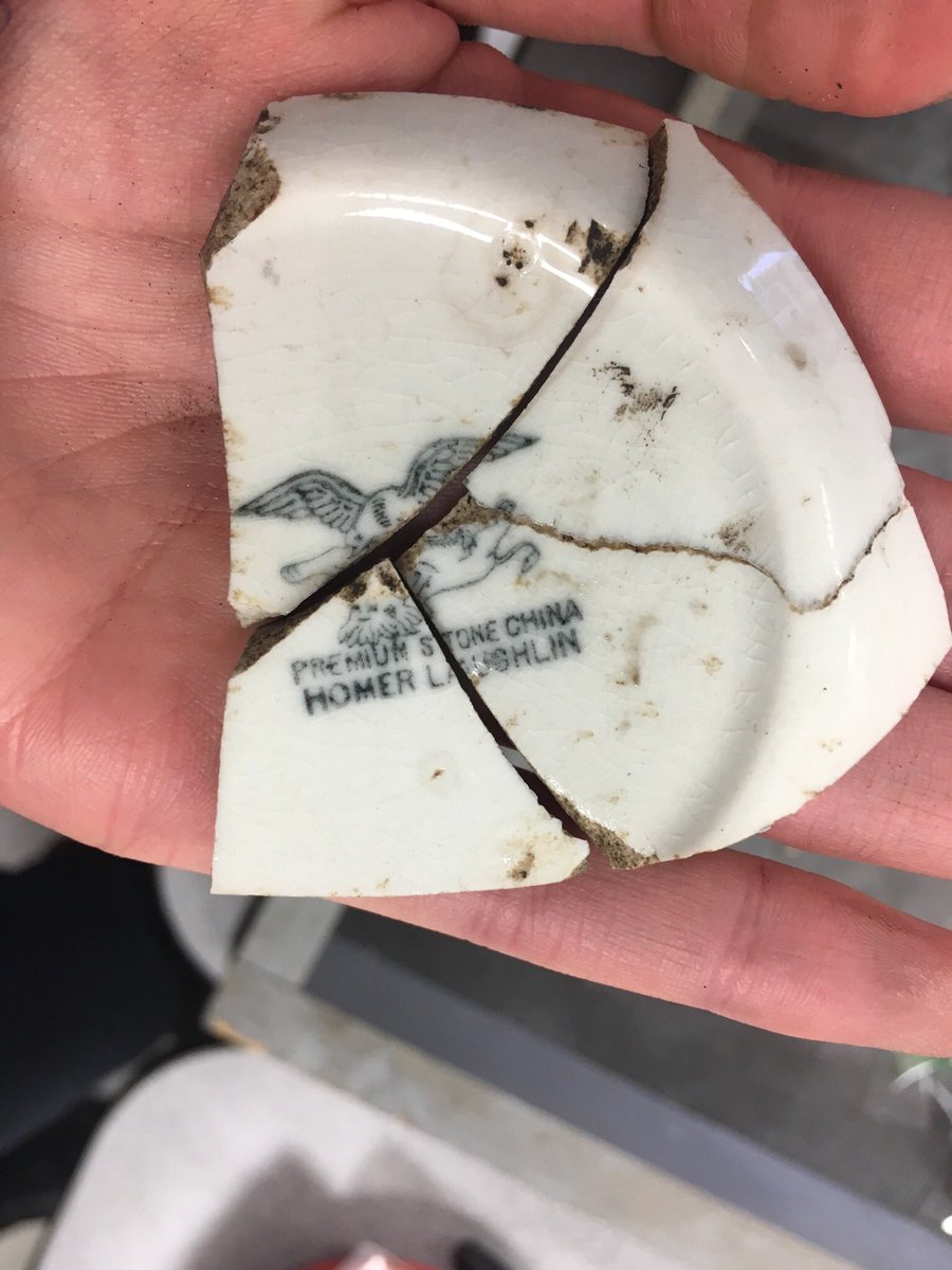 AnthroAtWayne's tweet photo. Today our archaeology students are busy in the lab cleaning the artifacts we dug up at the Old Hamtramck Center excavations this fall! #digdetroit #hamtown https://t.co/MwYC7kNEGq