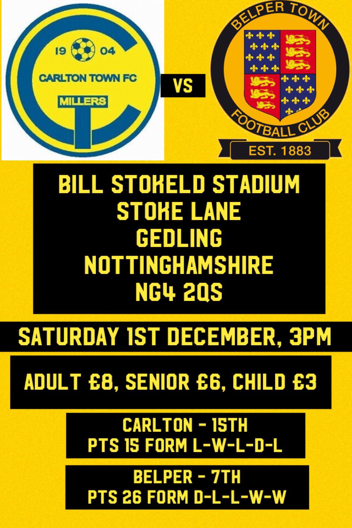 Belper Town on Twitter "NEXT UP The Nailers are back in action on