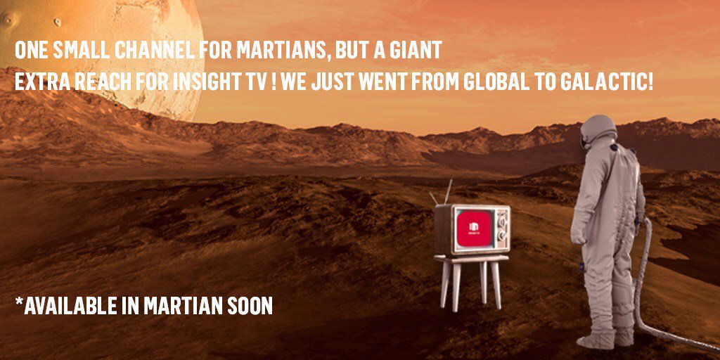 WatchInsightTV's tweet photo. .@NASAInSight Thanks for helping us become available in Martian! #Mars #MarsLanding https://t.co/1U2yrfhP24