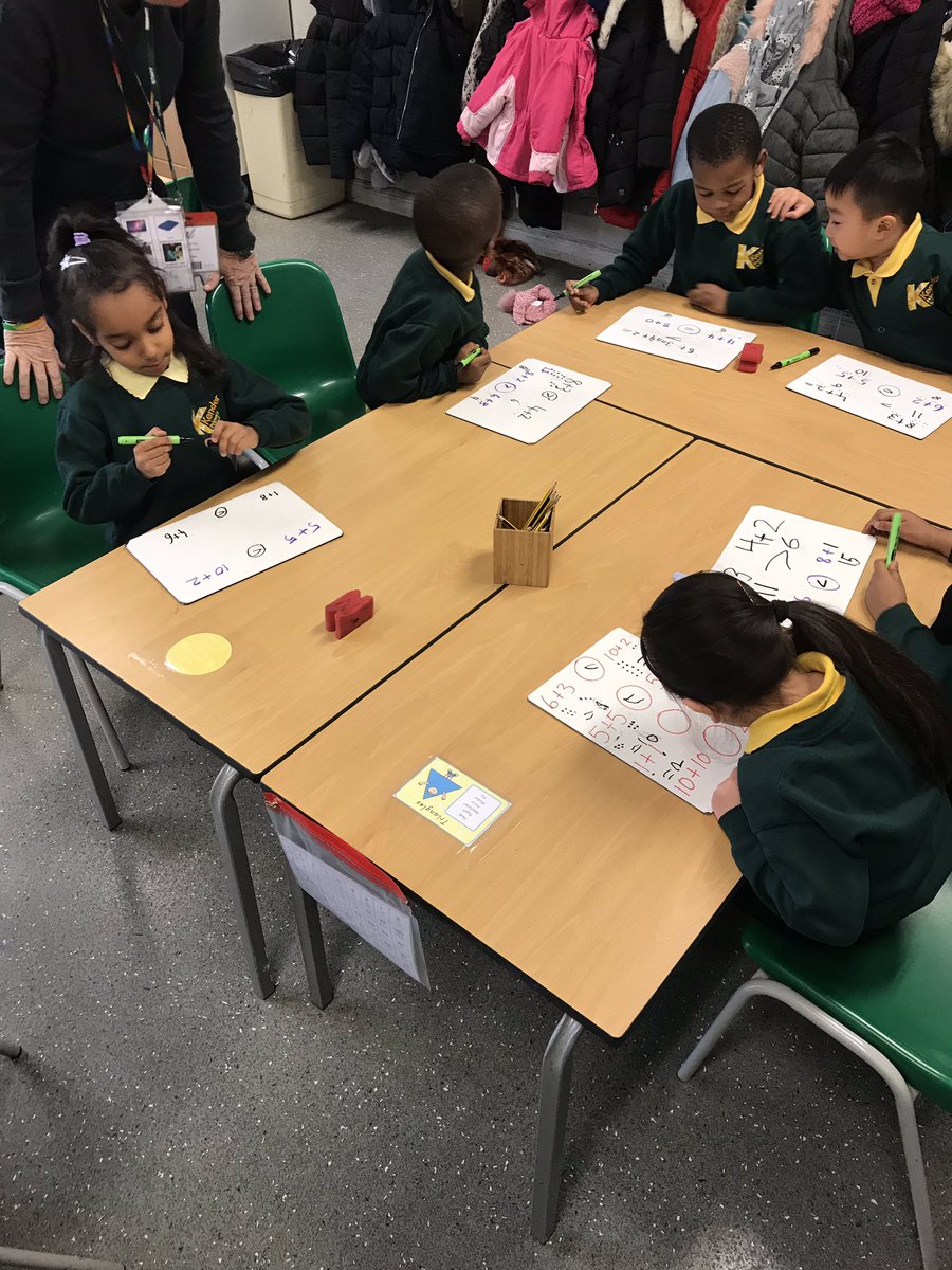 KendDonaldson's tweet photo. Comparing numbers through addition...@KenderHughes https://t.co/B95tOg6xlf