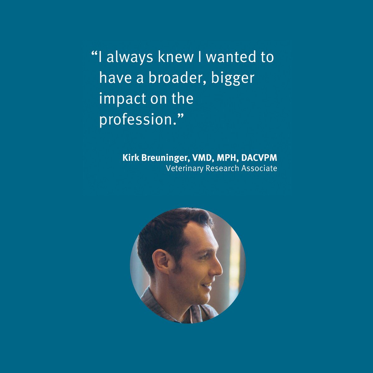 viralvet's tweet photo. Enhance your experience. Create your unique path. #Banfield

"I always knew I wanted to have a broader, bigger impact on the profession." ~ Kirk Breuninger

👉https://t.co/lm8ziVN2jQ https://t.co/9xrpzDApDv