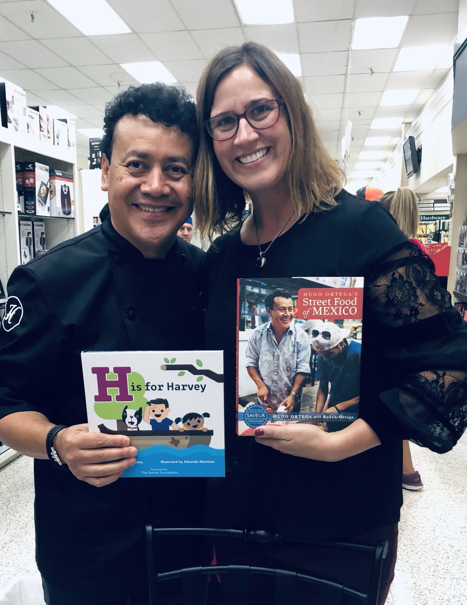 jlbeez's tweet photo. H is for HUGO! Huge fan of #HugoOrtega and #htownreaturantgroup. Houston chef royalty here with his new book available @BeringsHardware as is my charity book #hisforharvey of course! #SmallBusinessSaturdayAnyday. #HurricaneHarvey #Harveyrelief #Awesomefood https://t.co/LAmzl6KAGq