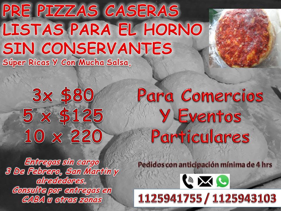 gizeh82's tweet photo. #PrePizzas #Caseras #SinConservantes entrega a domicilio. Frescas y riquísimas! #TrabajoSíHay #Trabajo #Emprendedores #BuenLunes https://t.co/ufs0ItAQZr