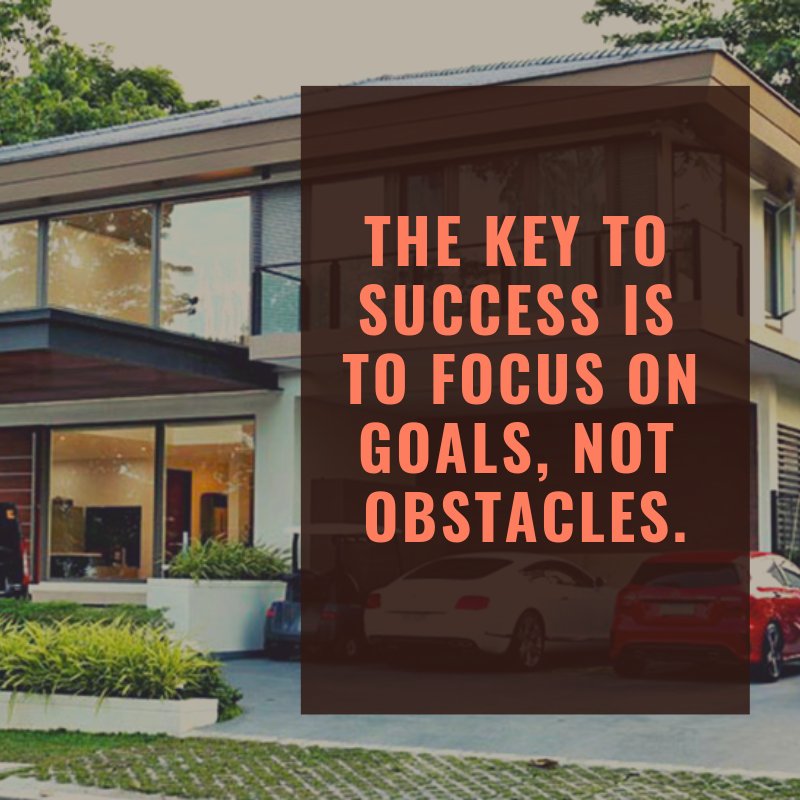 agentcconnell's tweet photo. THE KEY TO SUCCESS IS TO FOCUS ON GOALS, NOT OBSTACLES. https://t.co/JIzdoJgQmP