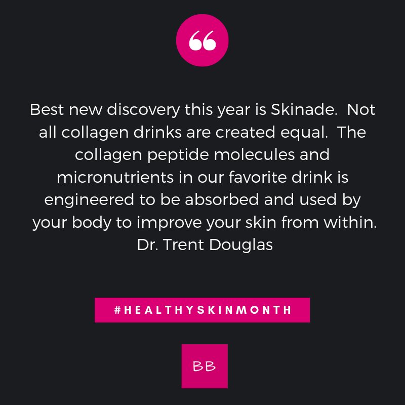 LondonBeautyPg's tweet photo. For #NationalHealthySkinMonth we asked some experts for their top #skintips. From #PlasticSurgeon Dr. Trent Douglas #SanDiego, CA of @RestoreSDPS. He's a fan of @Skinade. #bestskinever https://t.co/UP5mDNU4mv