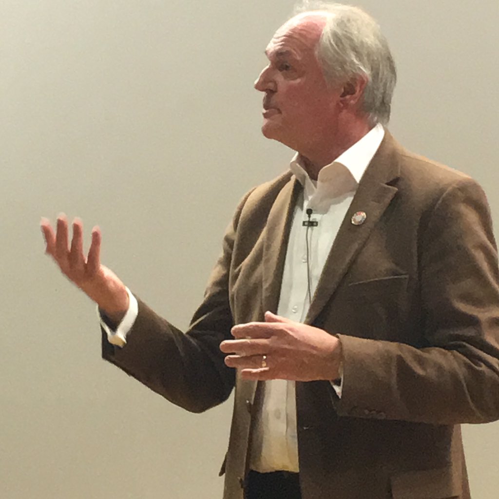 ‘We need leaders that can think intergenerationally says <a href="/PaulPolman/">Paul Polman</a> speaking <a href="/GRI_LSE/">Grantham LSE</a> We’re very good at optimising returns on financial capital: what if we rewarded returns from social &amp; natural capital too? What’s missing is human willpower No lack of willpower from you Paul!