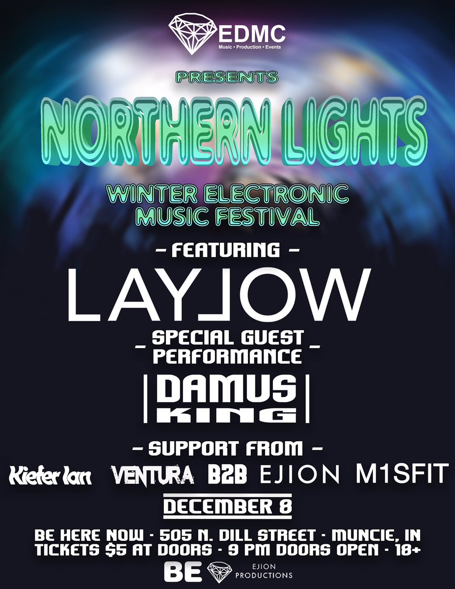 ejionmusic's tweet photo. Northern lights is in 2 weeks! Whose coming out? @official_LAYLOW @damusking @KieferIan @heyitsventura #M1SFIT https://t.co/V25TFZNAzx