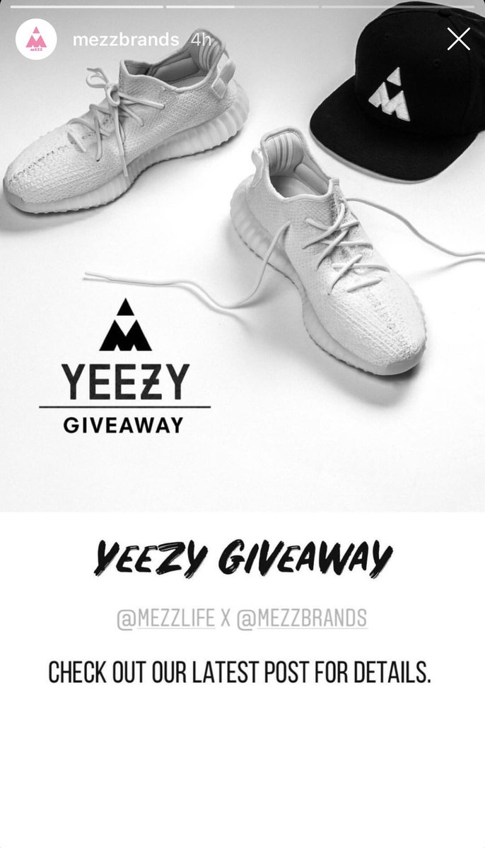 MezzBrands's tweet photo. Go check on the IG page and enter the contest for free Yeezys! https://t.co/aj4JVJHCUe