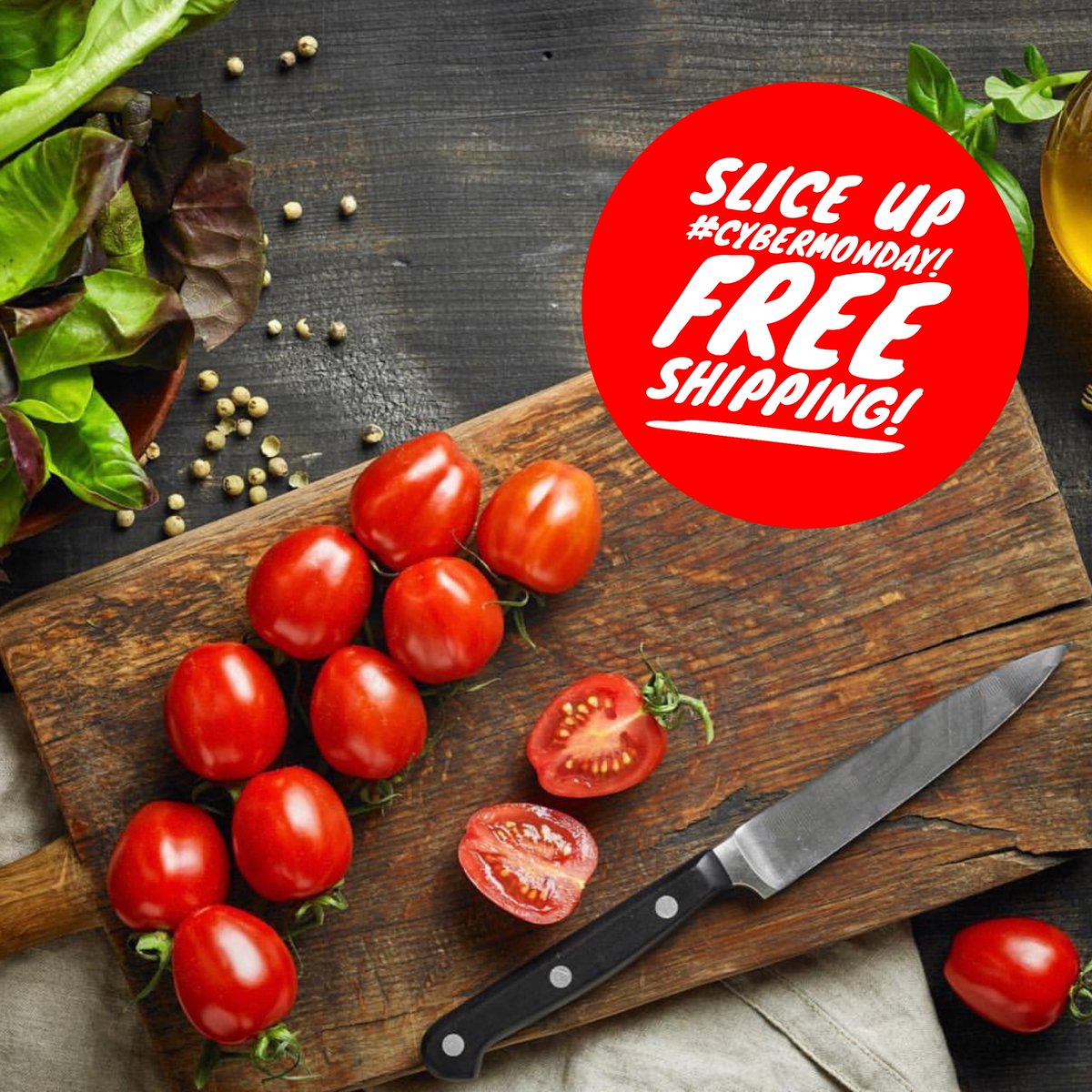 Use code ‘SLICE2018’ at SliceofSauce.com for FREE SHIPPING! 🍅 Happy #CyberMonday  #SmallBiz