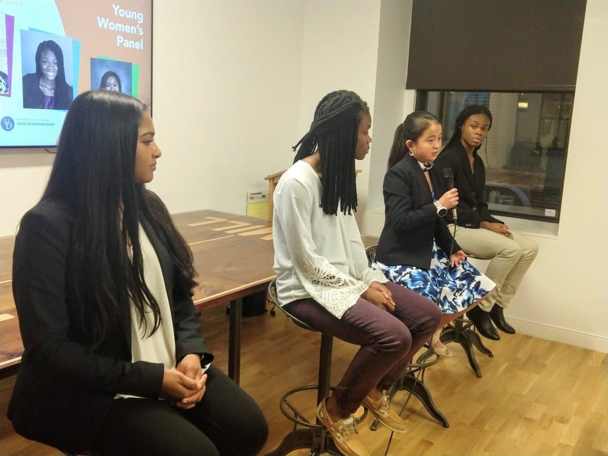 technicallyDE's tweet photo. Yes, we're still talking about #DEWITech. Meet the amazing girls of the teen panel, and find out what they all have in common https://t.co/sPgBQJaH6S #netde #diw18 https://t.co/hkaFicsWjd