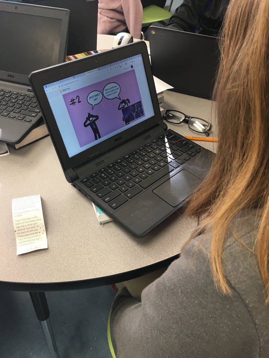 Sherry_WHS's tweet photo. WHS 6th Grade using @wizerme to practice figurative language skills. Love how interactive this site is!! @emilycnestor @emilybharris @CraceSara #LearningCraVe #DLPCoaching #techinela #languagecanbefun https://t.co/YX0EEKt3sP