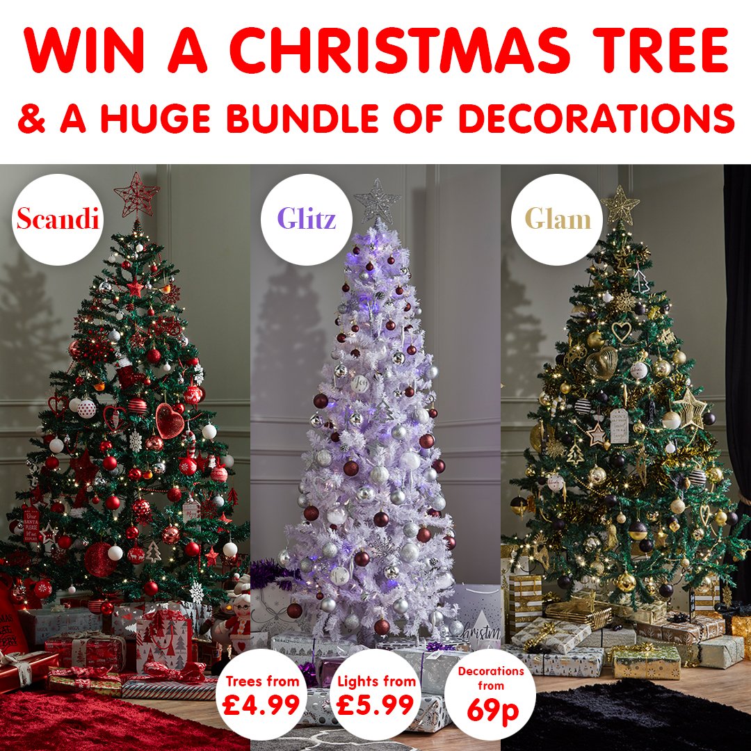 #COMPETITION TIME! Want to win a #Christmas tree and a huge bundle of decorations?! ✨ To enter, just like this post and comment your favourite dec theme to #WIN IT! Is your fave Scandi, Glitz, or Glam?! 🎄Good luck everyone!