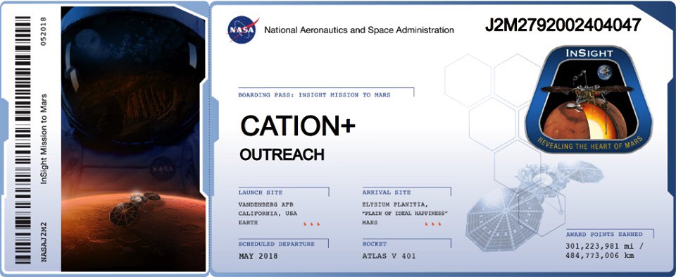 CATionOutreach's tweet photo. Mine minutes left to the #InSight landing! Our ticket is onboard... 😍 #InSightLanding #MarsInSight https://t.co/DsALNwxSD9