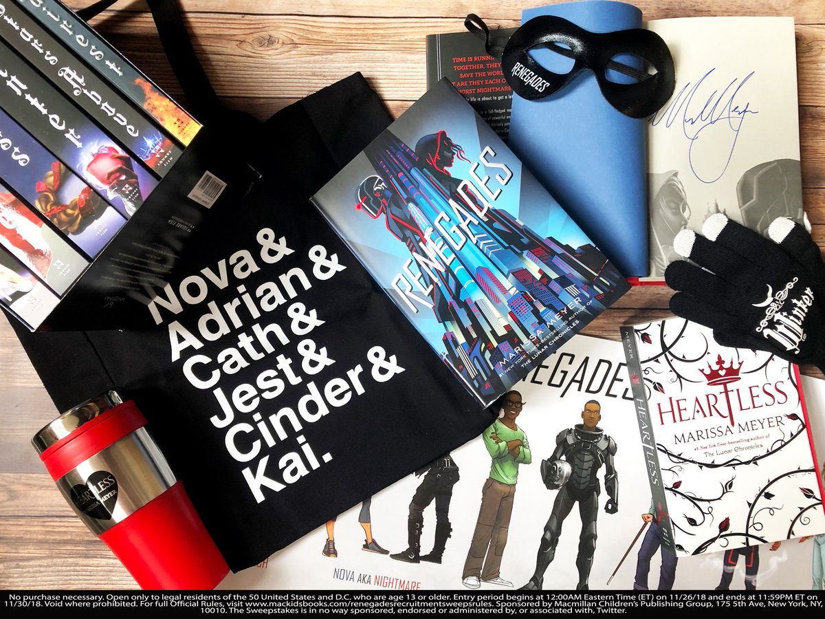 To celebrate #CyborgMonday we are giving away the ULTIMATE #UniverseofMarissaMeyer prize pack! Follow+RT to enter to win autographed copies of your favorite books, a new boxed set, and more! #sweepstakes