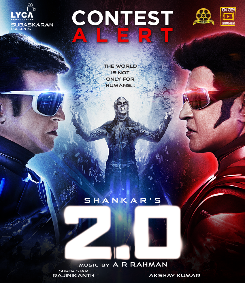 #ContestAlert
Want to attend the Big Talkies Special Screening of @2Point0Movie? 
Answer a simple question and get a chance to win tickets! 
Question - How many songs are there in the movie 2.0 and in which languages?
Winners will be randomly selected from the right answers.