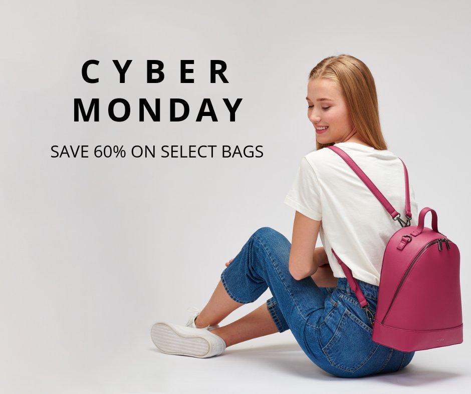 IT’S CYBER MONDAY! 
Take 60% off select Fall/Winter 2018 bags TODAY ONLY! 

SHOP NOW ➡️ bit.ly/2r7qnrY

Sale ends 11/26 at 11:30pm EST.