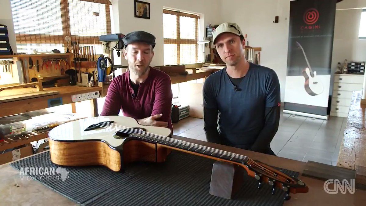 Producing only eight guitars a year, a South African duo of master