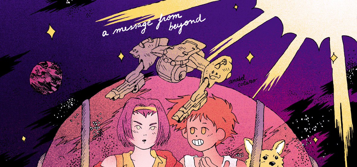 ufotomorrow's tweet image. This is one of the most beautiful projects I've had the pleasure to be in, so I'm sharing a few panels here. Remember, only 48h to go! ✨kickstarter.com/projects/short…