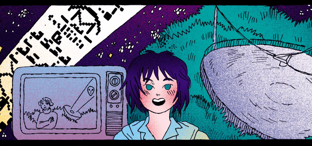 ufotomorrow's tweet image. This is one of the most beautiful projects I've had the pleasure to be in, so I'm sharing a few panels here. Remember, only 48h to go! ✨kickstarter.com/projects/short…